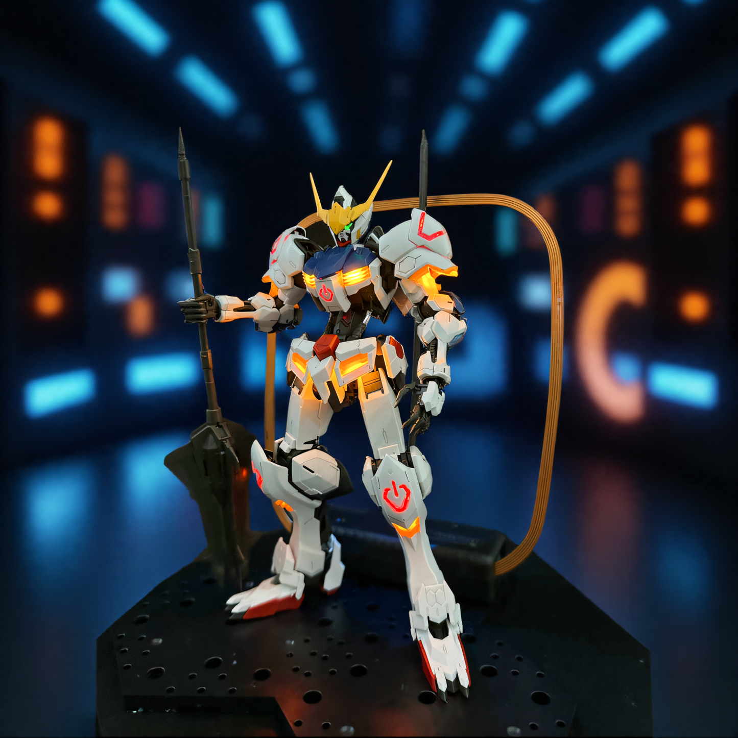 【Multi-SKU】LBASE wireless transmitter & wireless lights for Gundam model (Without Gundam model)