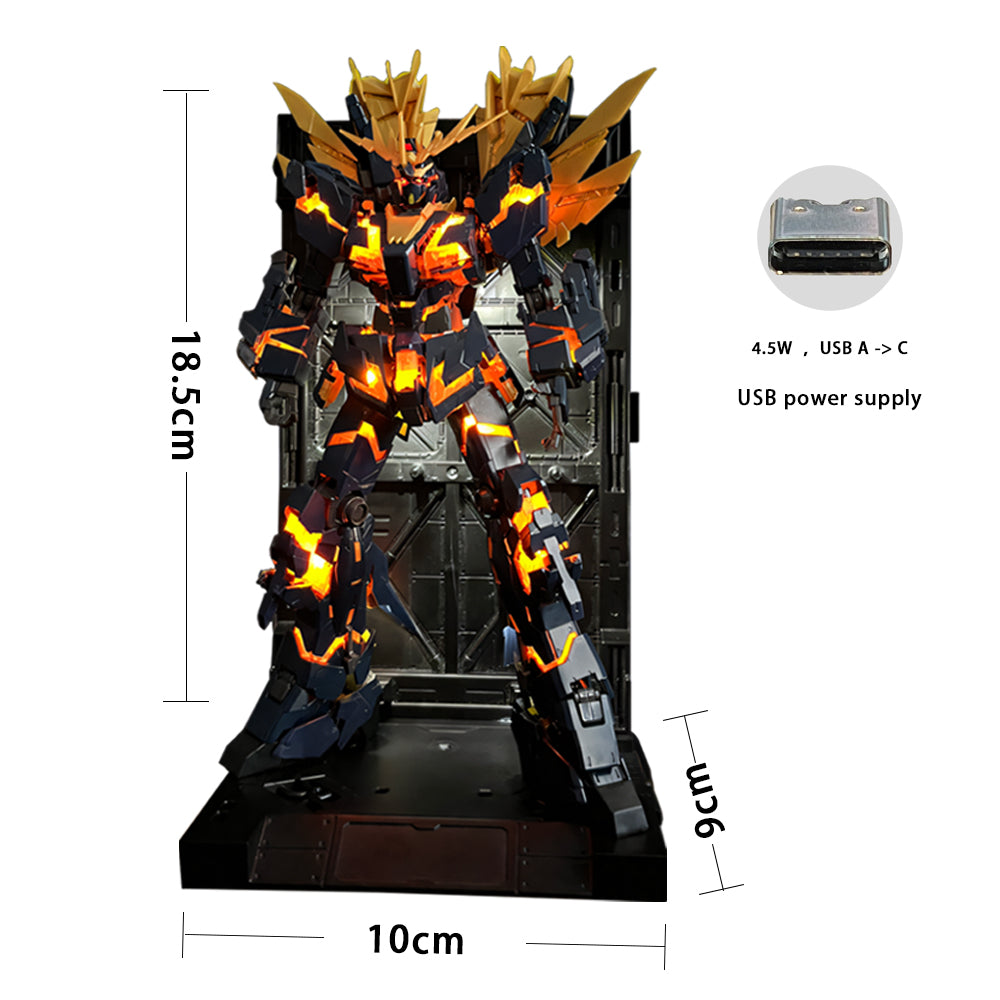 【LBASE-5th】LBASE wireless transmitter & wireless lights for Gundam model (Without Gundam model)