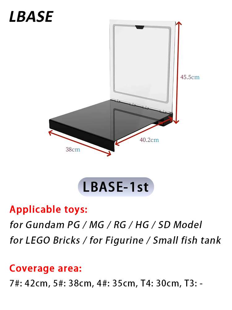 【Multi-SKU】LBASE wireless transmitter & wireless lights for Gundam model (Without Gundam model)