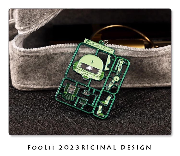 FooLii ZAKU Metal Keychain