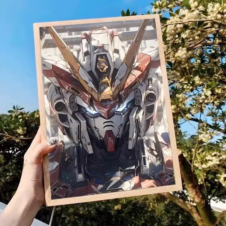 HOTš„! Gundam light paintingš„