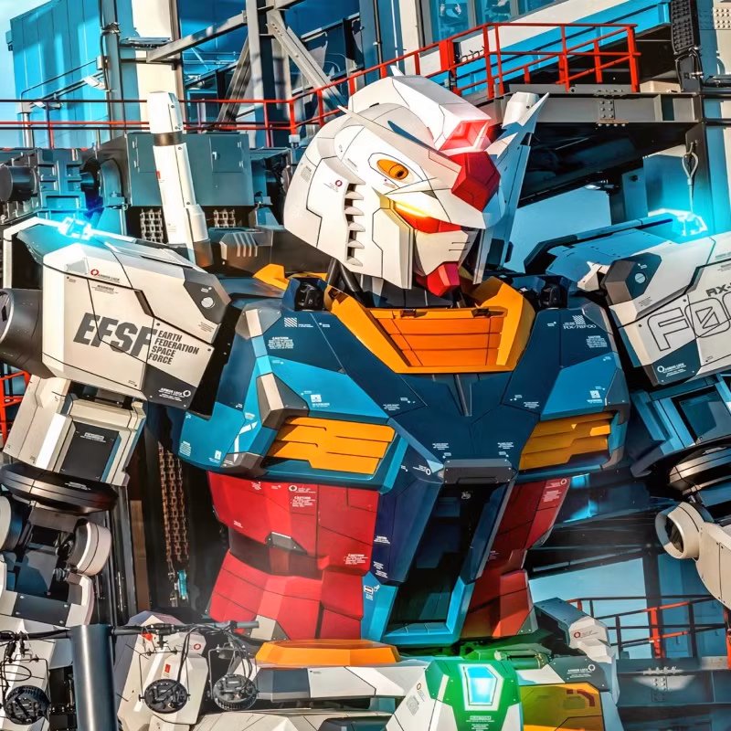 HOTš„! Gundam light paintingš„