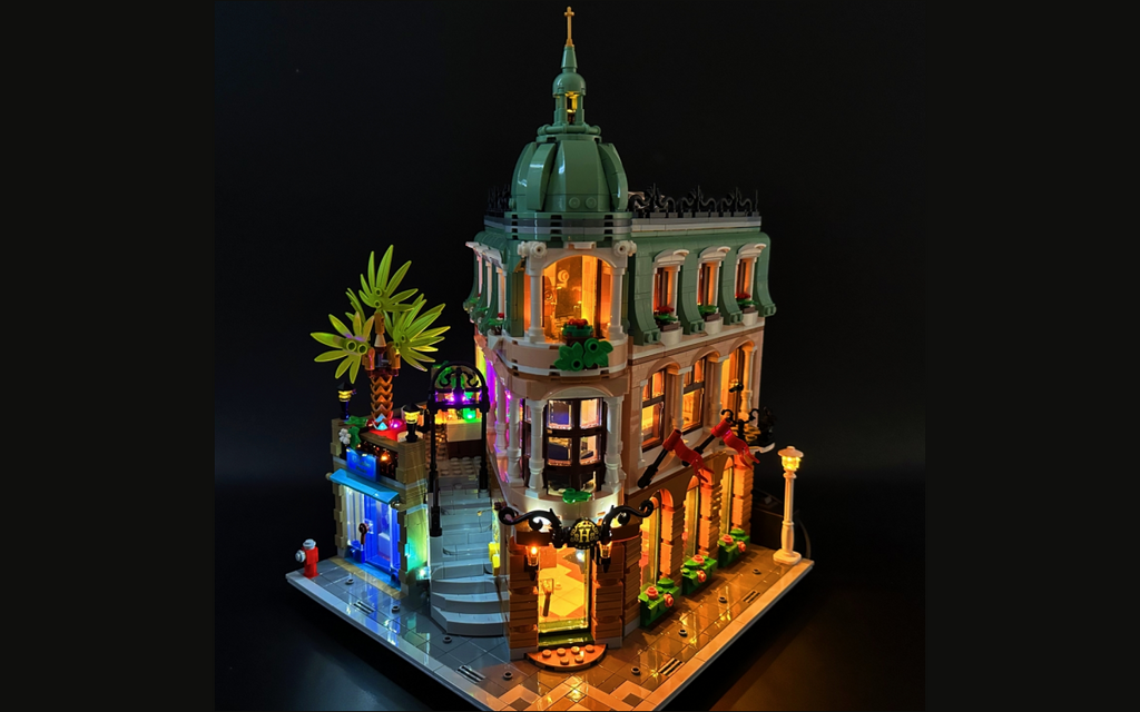 Light up Lego 10297 Boutique Hotel