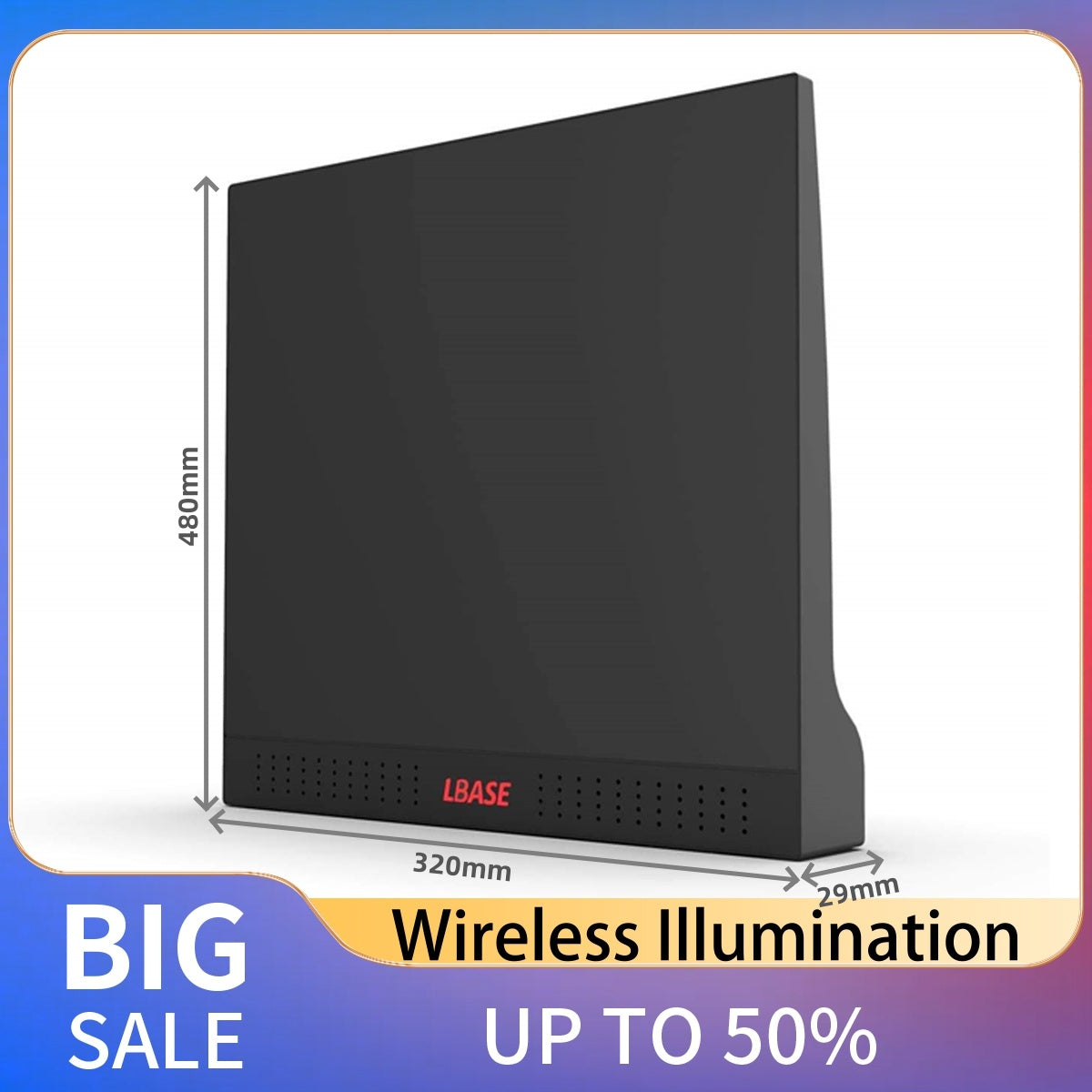 【Pre-order 60 Days】SW2932-LBASE Wireless Illumination Display Board