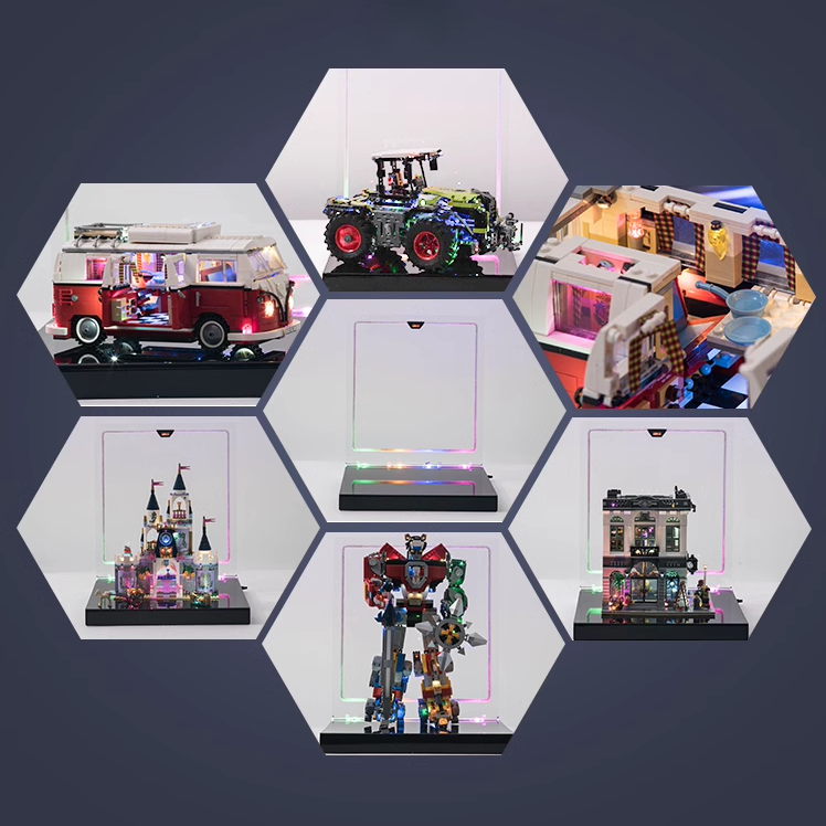 【LBASE-1st】LBASE wireless transmitter & wireless lights for LEGO and Gundam (no toy)