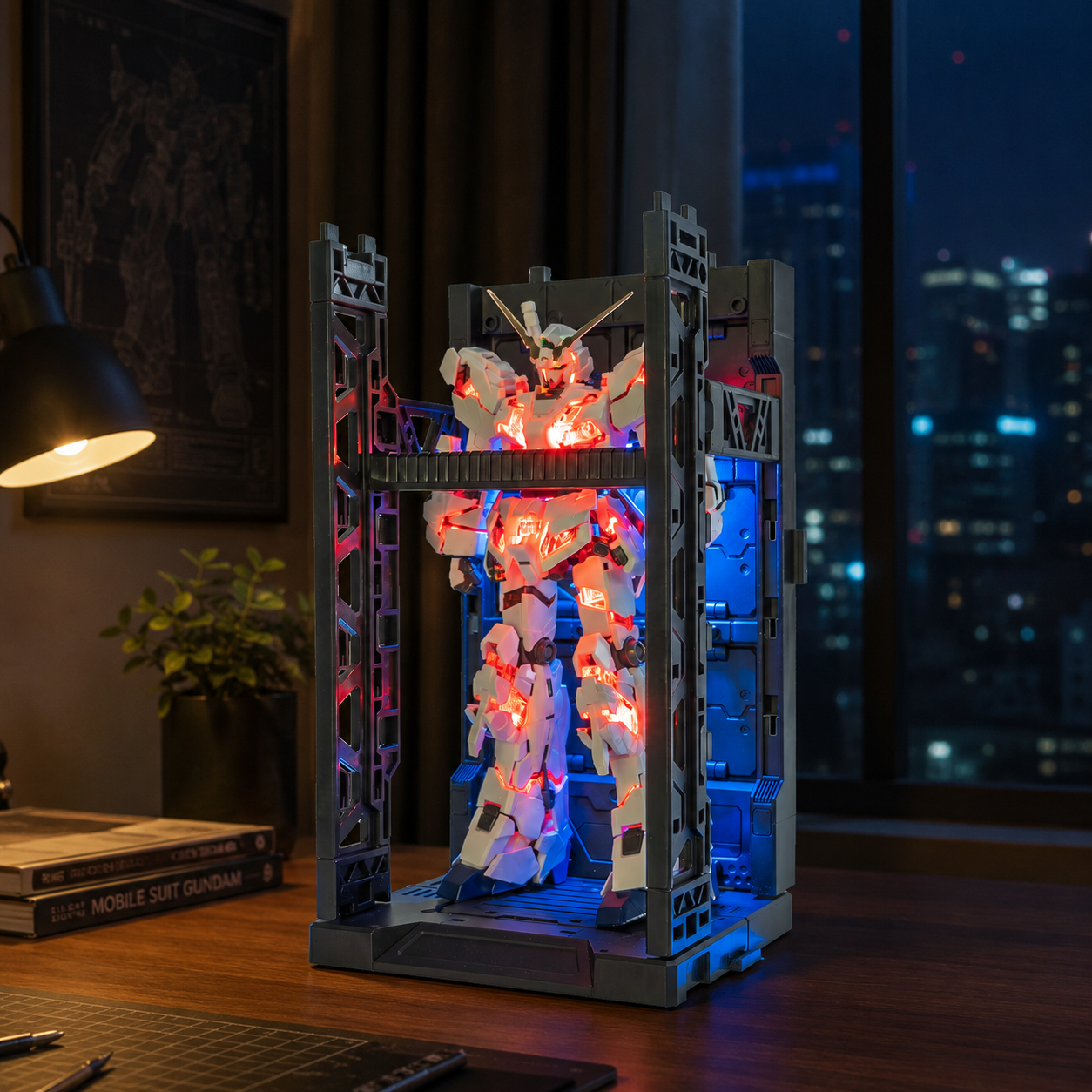 【Bundle Link】LBASE wireless transmitter & wireless lights for Gundam model (Without Gundam model)
