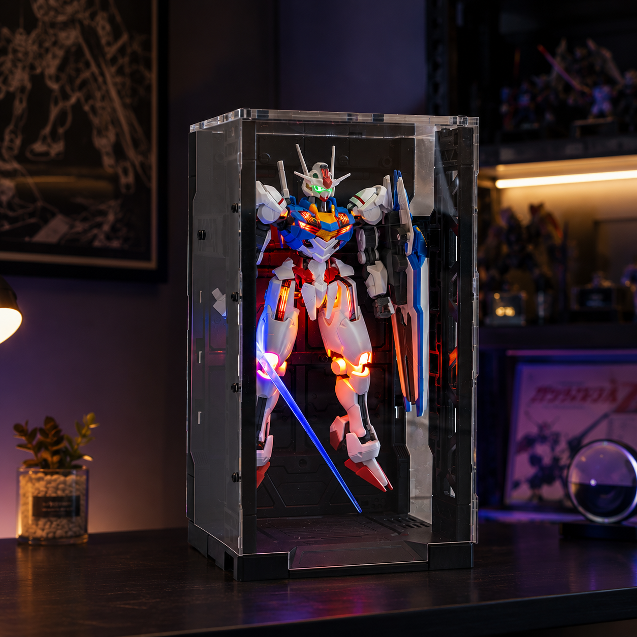 【Bundle Link】LBASE wireless transmitter & wireless lights for Gundam model (Without Gundam model)