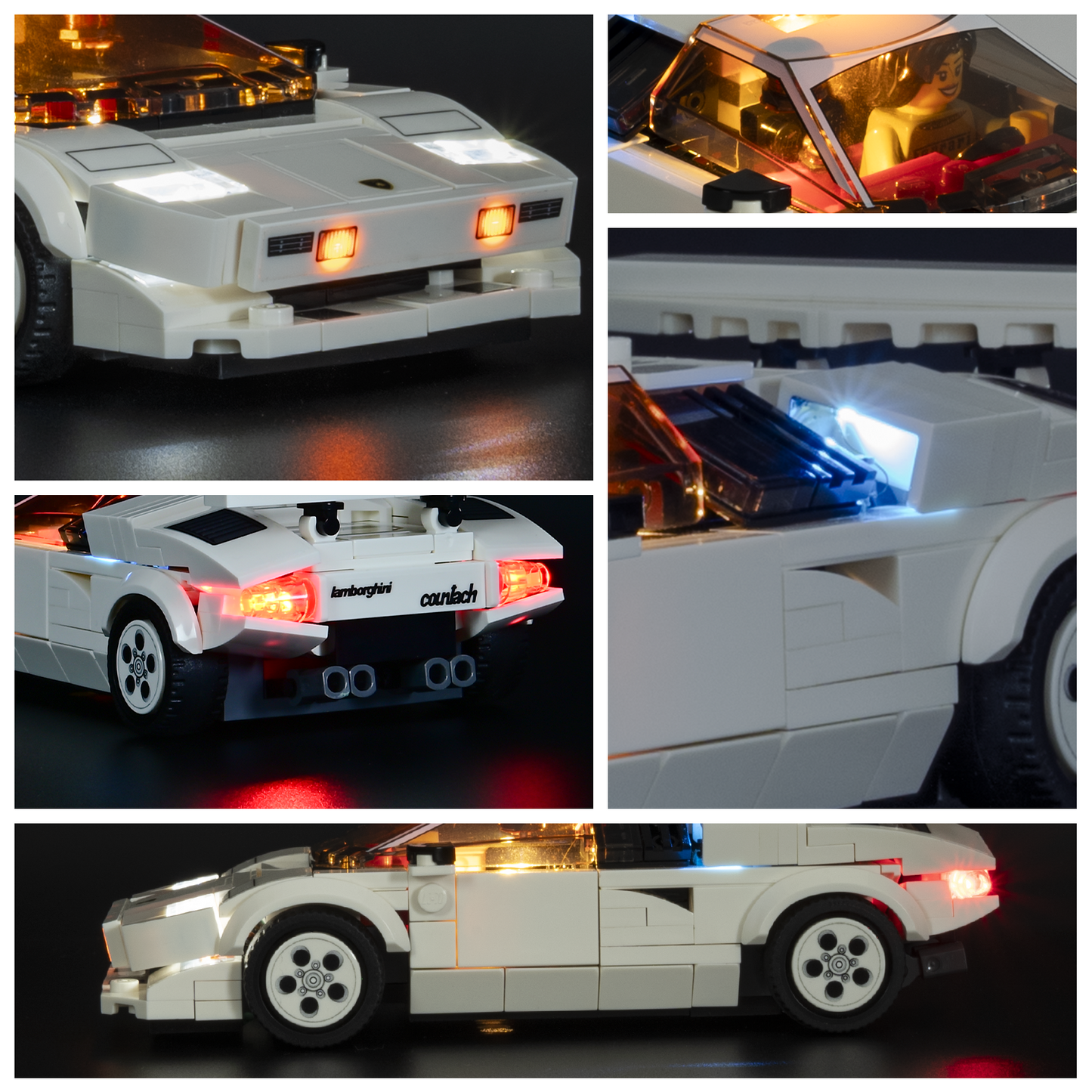 【LBASE-6th】LBASE wireless transmitter & wireless lights for LEGO Speed Champions Bricks (Without LEGO Bricks)
