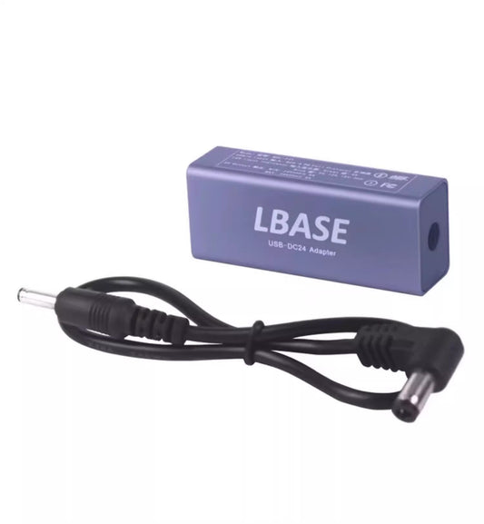 【LBASE Adapter】USB-DC 24V Adapter, USB to DC 5V 12V 15V 20V 24V, Type-C Interface