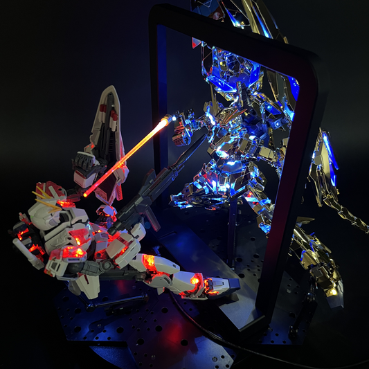 【Multi-SKU】LBASE wireless transmitter & wireless lights for Gundam model (Without Gundam model)