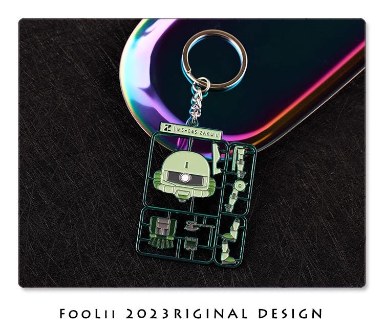 FooLii ZAKU Metal Keychain