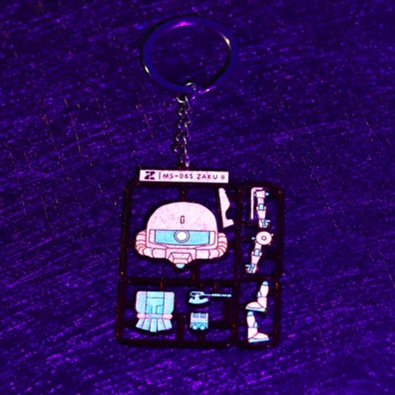 FooLii ZAKU Metal Keychain