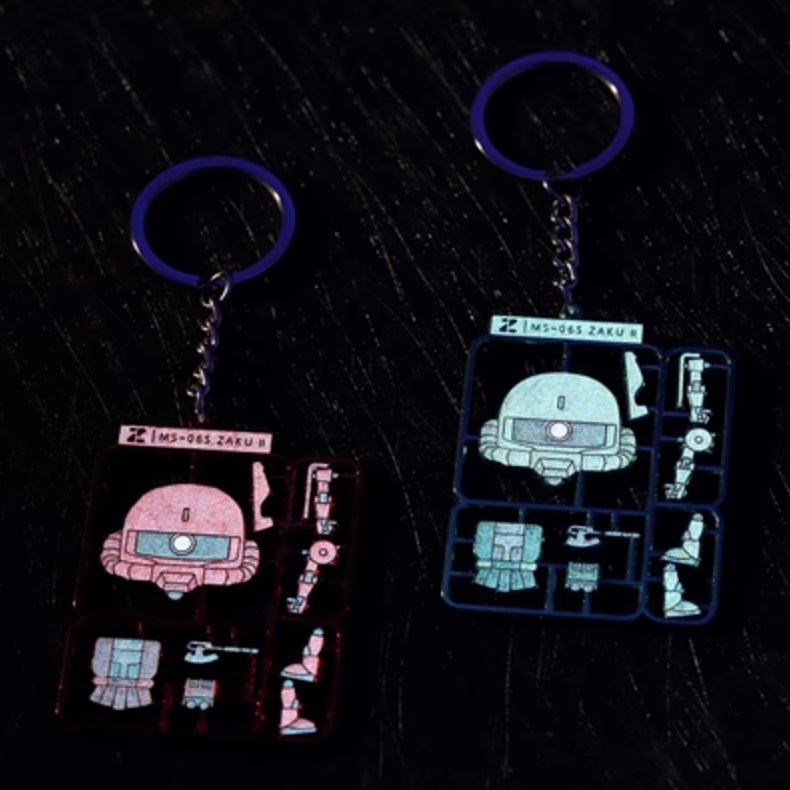 FooLii ZAKU Metal Keychain