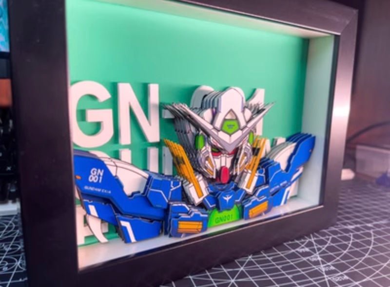 Handmade Gundam Paper Craft Diorama