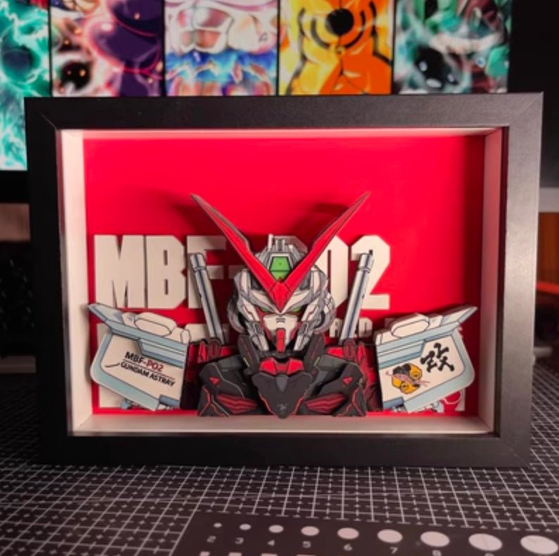 Handmade Gundam Paper Craft Diorama