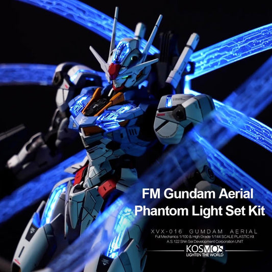 【Pre-order】KOSMOS FM 1/100 Gundam Aerial Phantom Light Set Kit