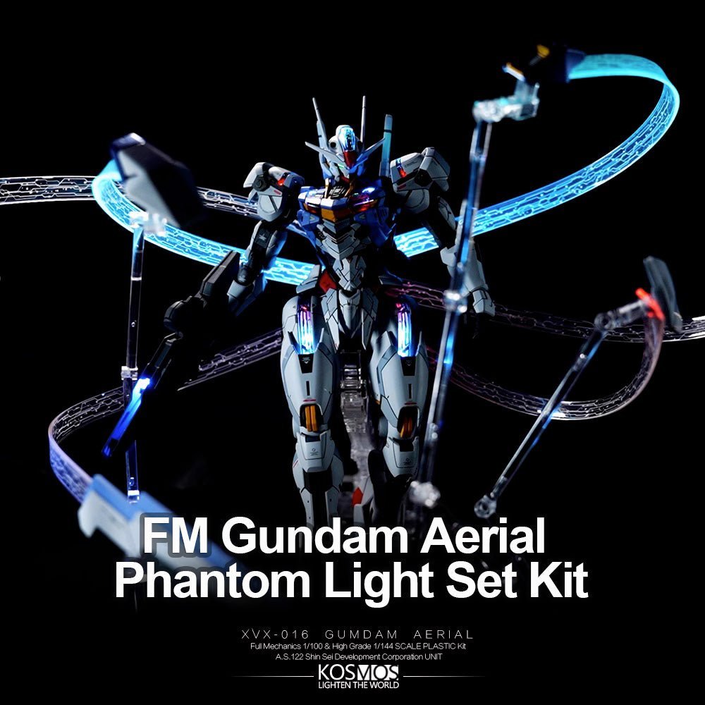 【Pre-order】KOSMOS FM 1/100 Gundam Aerial Phantom Light Set Kit